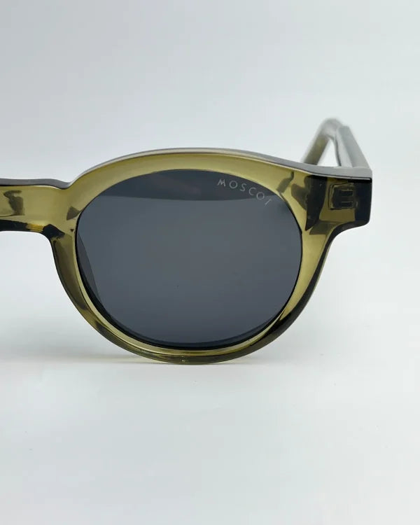 Moscot vert olive round