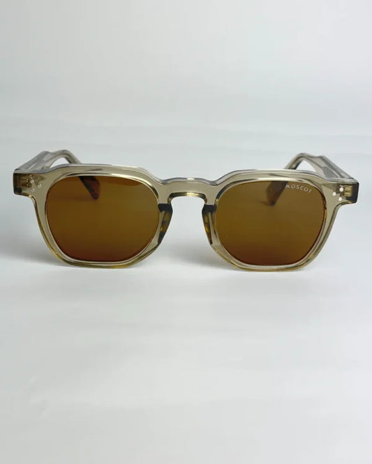Moscot Momza polarisé gris brunâtre