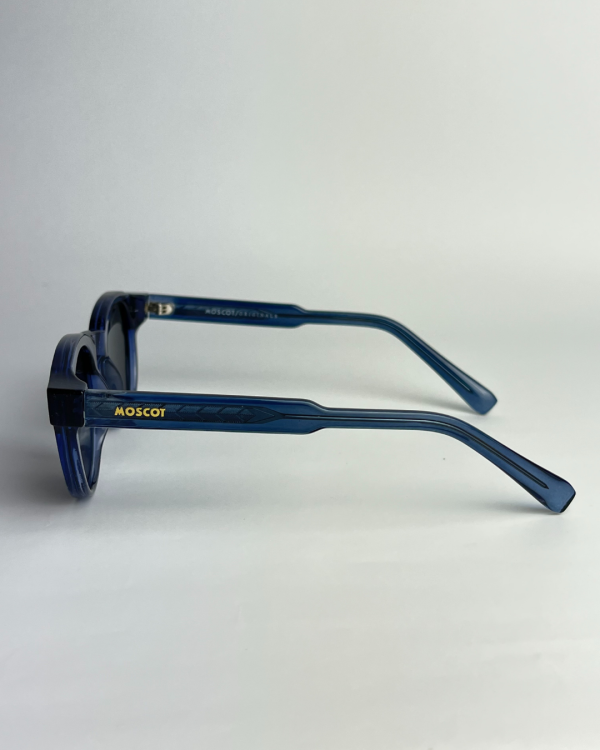 Moscot polarisé bleu foncé